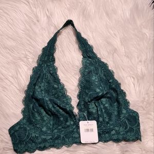 NWT Free People Galloon Lace Halter